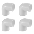 thumbnail image 1 of Lesso America 406-050 (4 Pack), Plumbing, PVC Pipe Fitting, 90° Ell, SCH40, 5", 1 of 3