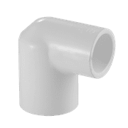 Lesso America 406-167, Plumbing, PVC Pipe Fitting,90°Reducing Elbow, SCH40,1-1/4×3/4"