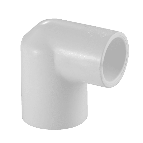 Lesso America 406-209, Plumbing, PVC Pipe Fitting,90°Reducing Elbow, SCH40,1-1/2×1/2"
