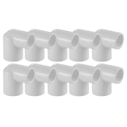 Lesso America 406-25 10 Pack, Plumbing, PVC Pipe Fitting,90 Reducing Elbow, SCH40, 2 1-1/2