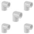 thumbnail image 1 of Lesso America 407-005 (5 Pack), Plumbing, PVC Pipe Fitting,90°Elbow, SCH40, 1/2", 1 of 3