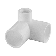 Lesso America 414-005, Plumbing, PVC Pipe Fitting,Side Outlet Ell, SCH40, 1/2"