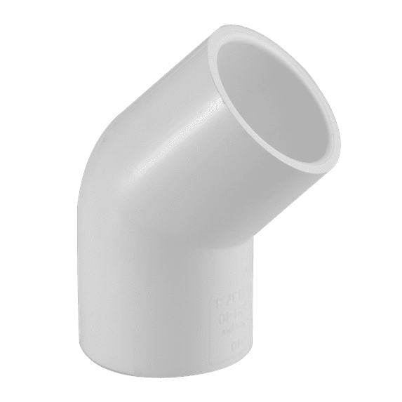 Lesso America 417-030 (15 Pack), Plumbing, PVC Pipe Fitting,45°Ell, SCH40, 3"