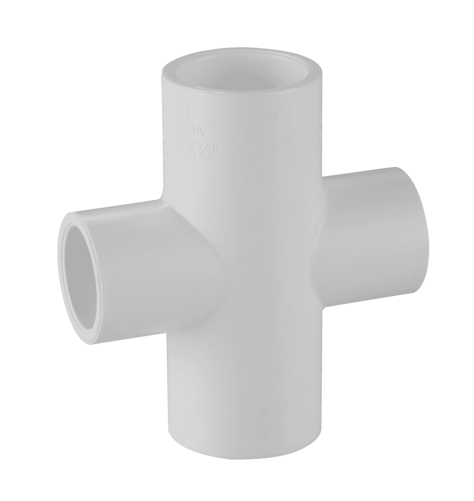 Lesso America 420-251, Plumbing, PVC Pipe Fitting , Reducing Cross ...