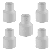 Lesso America 429-130 5 Pack, Plumbing, PVC Pipe Fitting ,Reducing Coupling , SCH40, 1 1/2