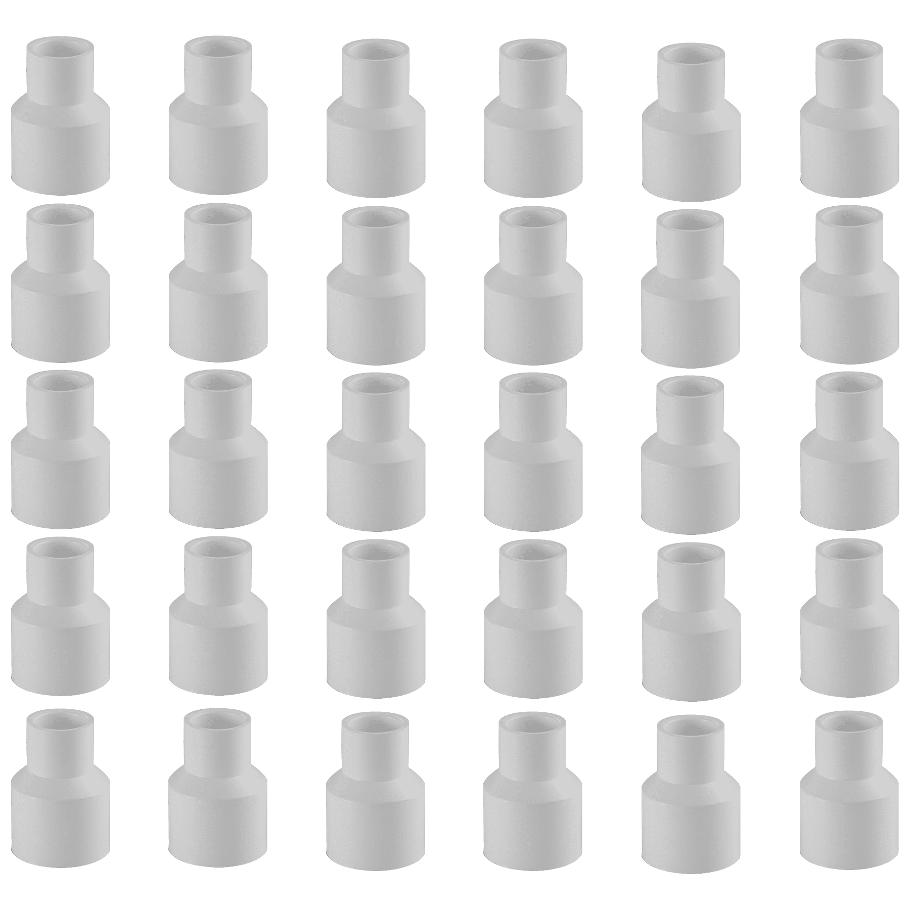 Lesso America 429-131 (100 Pack), Plumbing, PVC Pipe Fitting ,Reducing ...