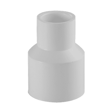 2 in. x 1-1/4 in. PVC Flexible Reducing Coupling with Stainless Steel ...