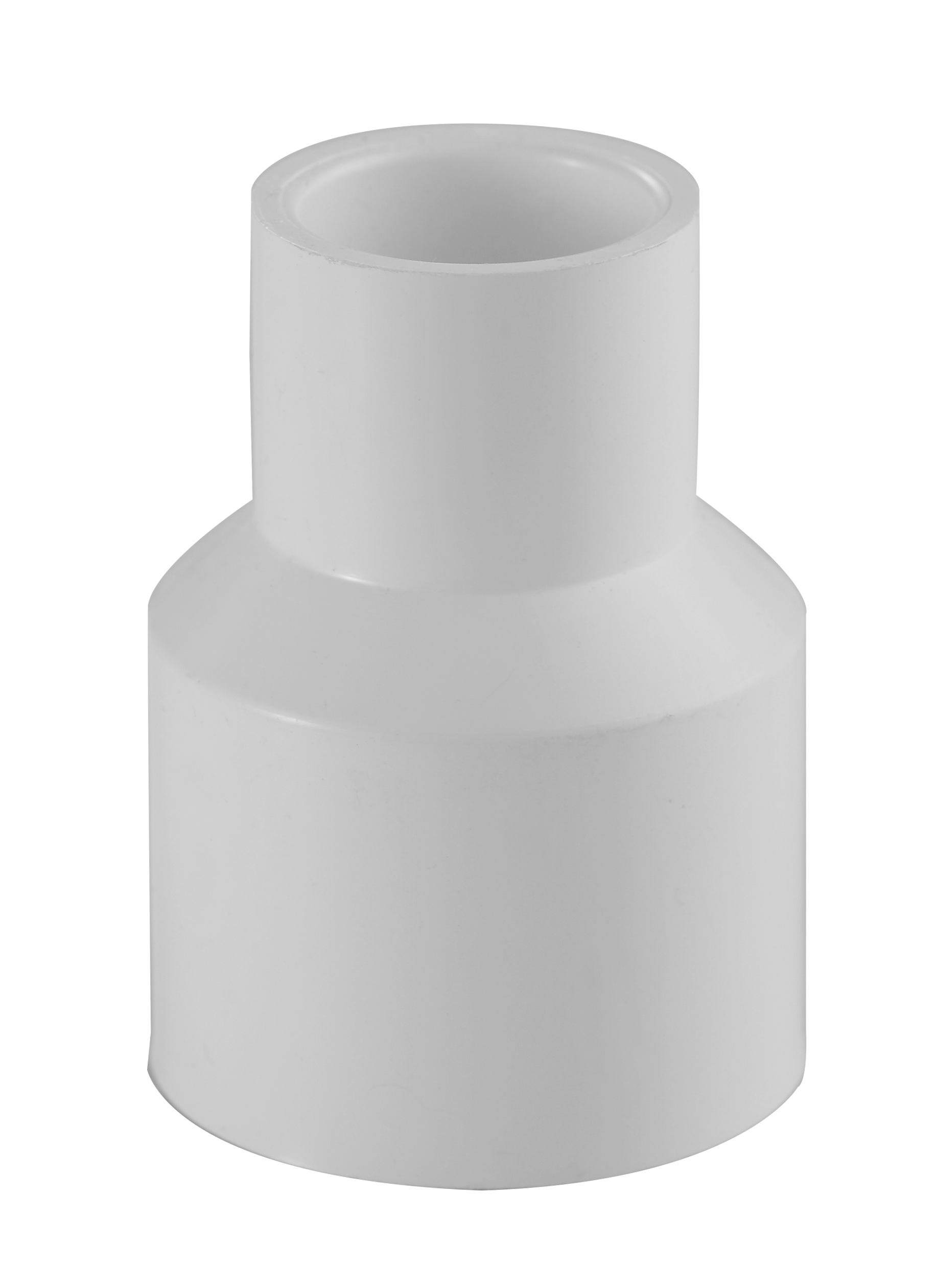 6 in. x 4 in. PVC Flexible Reducing Coupling with Stainless Steel ...