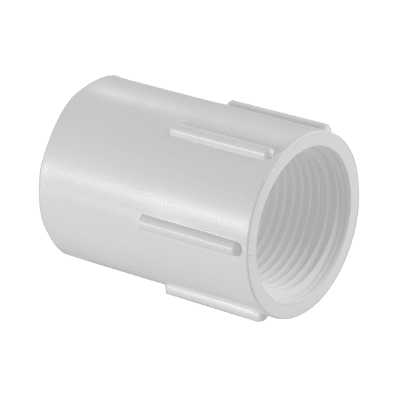 Lesso America 435-007, Plumbing, PVC Pipe Fitting ,Female Adapter , SCH40, 3/4"