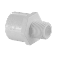 thumbnail image 1 of Lesso America 436-253 (60 Pack), Plumbing, PVC Pipe Fitting ,Reducing Male Adapter, SCH40, 2×3", 1 of 2