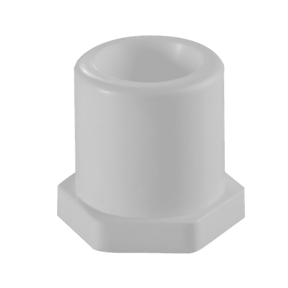 Lesso America 437-582, Plumbing, PVC Pipe Fitting ,Reducing Bushing Flush Style, SCH40, 8×4"