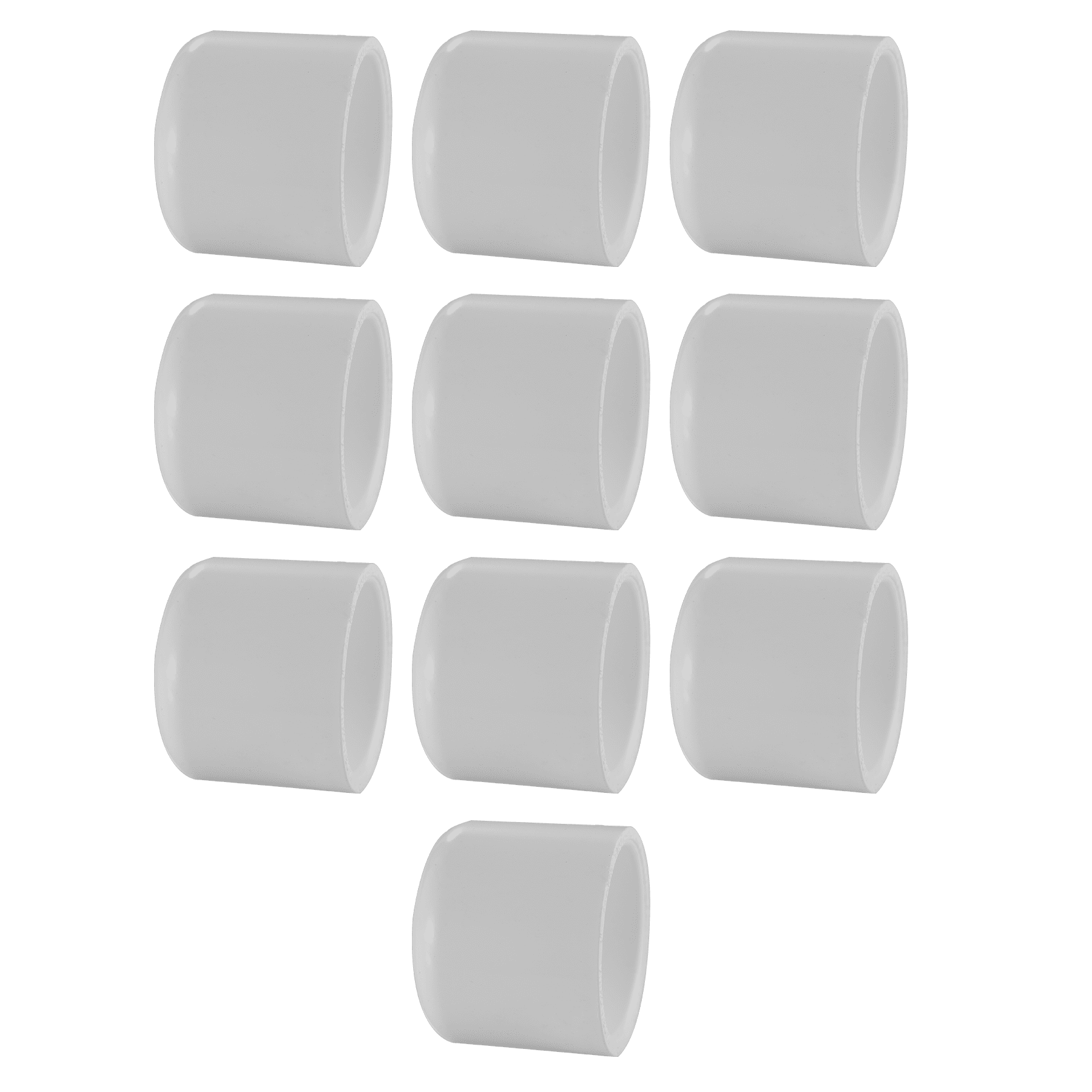 Lesso America 447-007 (10 Pack), Plumbing, PVC Pipe Fitting,Cap, SCH40 ...