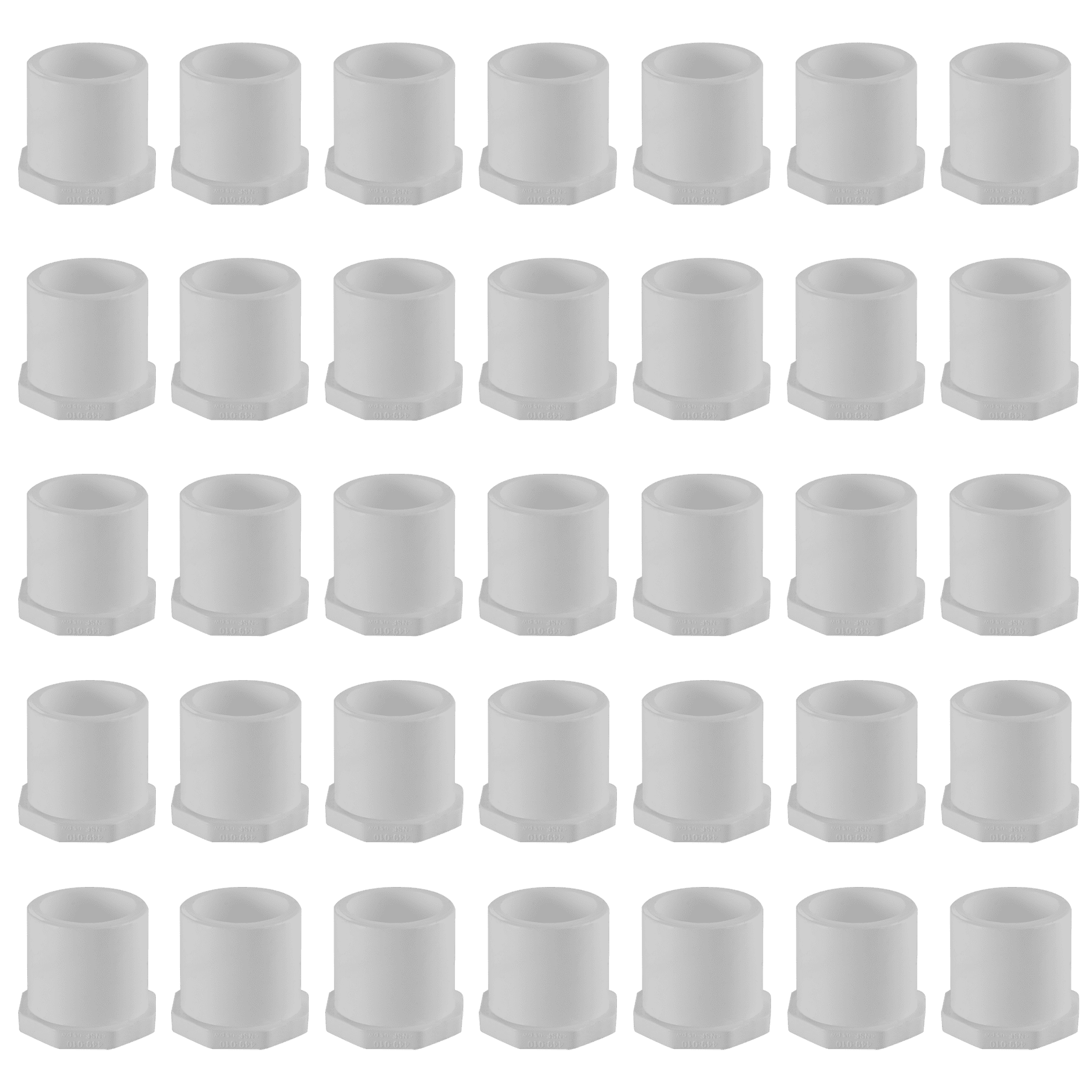 Lesso America 449-010 (100 Pack), Plumbing, PVC Pipe Fitting,Plug ...