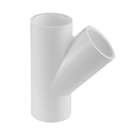Lesso America 475-030 (12 Pack), Plumbing, PVC Pipe Fitting, Wye , SCH40, 3"