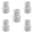 thumbnail image 1 of Lesso America 478-010 (5 Pack), Plumbing, PVC Pipe Fitting, Spigot Female Adapter  , SCH40, 1", 1 of 4