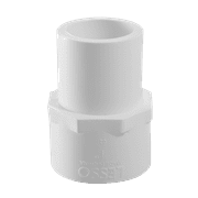 Lesso America 478-015 (5 Pack), Plumbing, PVC Pipe Fitting, Spigot Female Adapter  , SCH40, 1-1/2"