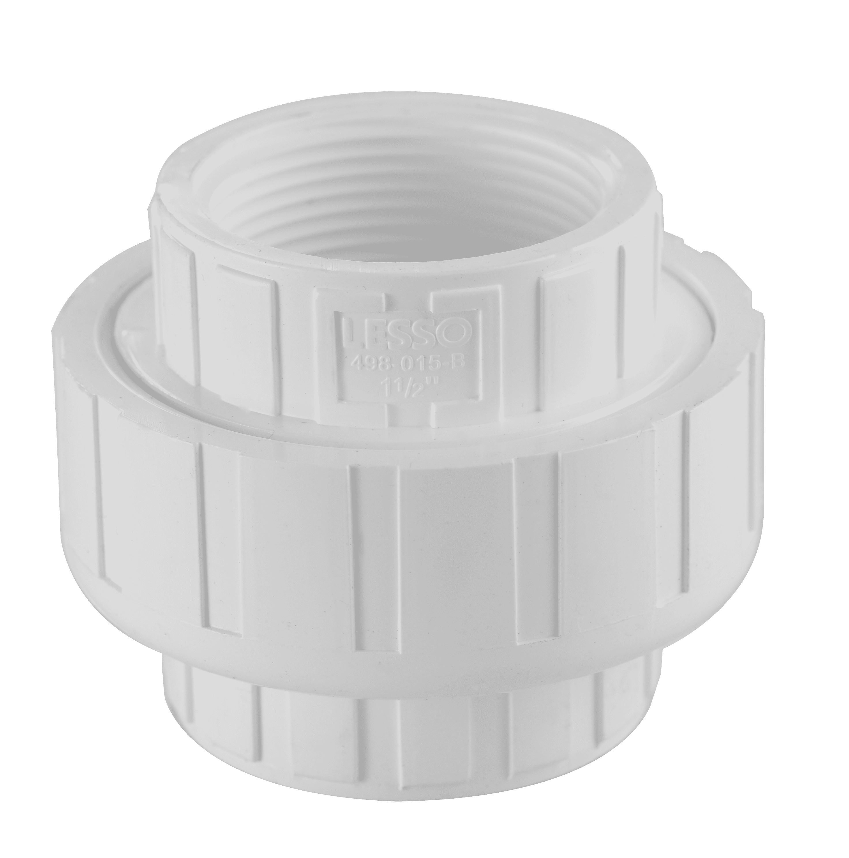Lesso America 498010 (100 Pack), Plumbing, PVC Pipe Fitting, Union w/Oring Seal , SCH40, 1