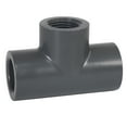 thumbnail image 1 of Lesso America 802-005, Plumbing, PVC Pipe Fitting,Tee, SCH80, 1/2", 1 of 2