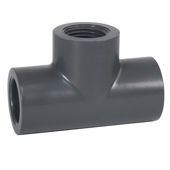 Lesso America 802-007, Plumbing, PVC Pipe Fitting,Tee, SCH80, 3/4"