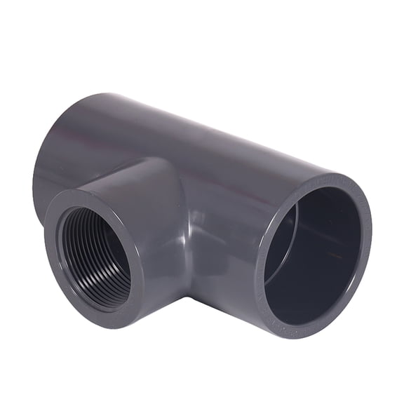 Lesso America 802-291, Plumbing, PVC Pipe Fitting,Reducing Tee, SCH80, 2-1/2×2-1/2×1-1/2"