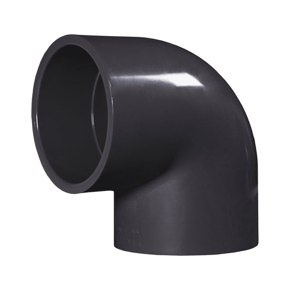 Lesso America 806-025, Plumbing, PVC Pipe Fitting,90°Ell , SCH80, 2-1/2"