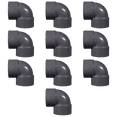 thumbnail image 1 of Lesso America 808-012 (10 Pack), Plumbing, PVC Pipe Fitting,90°Ell , SCH80, 1-1/4", 1 of 2