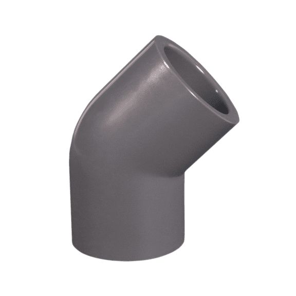 Lesso America 817-003, Plumbing, PVC Pipe Fitting,45°Ell , SCH80,3/8"
