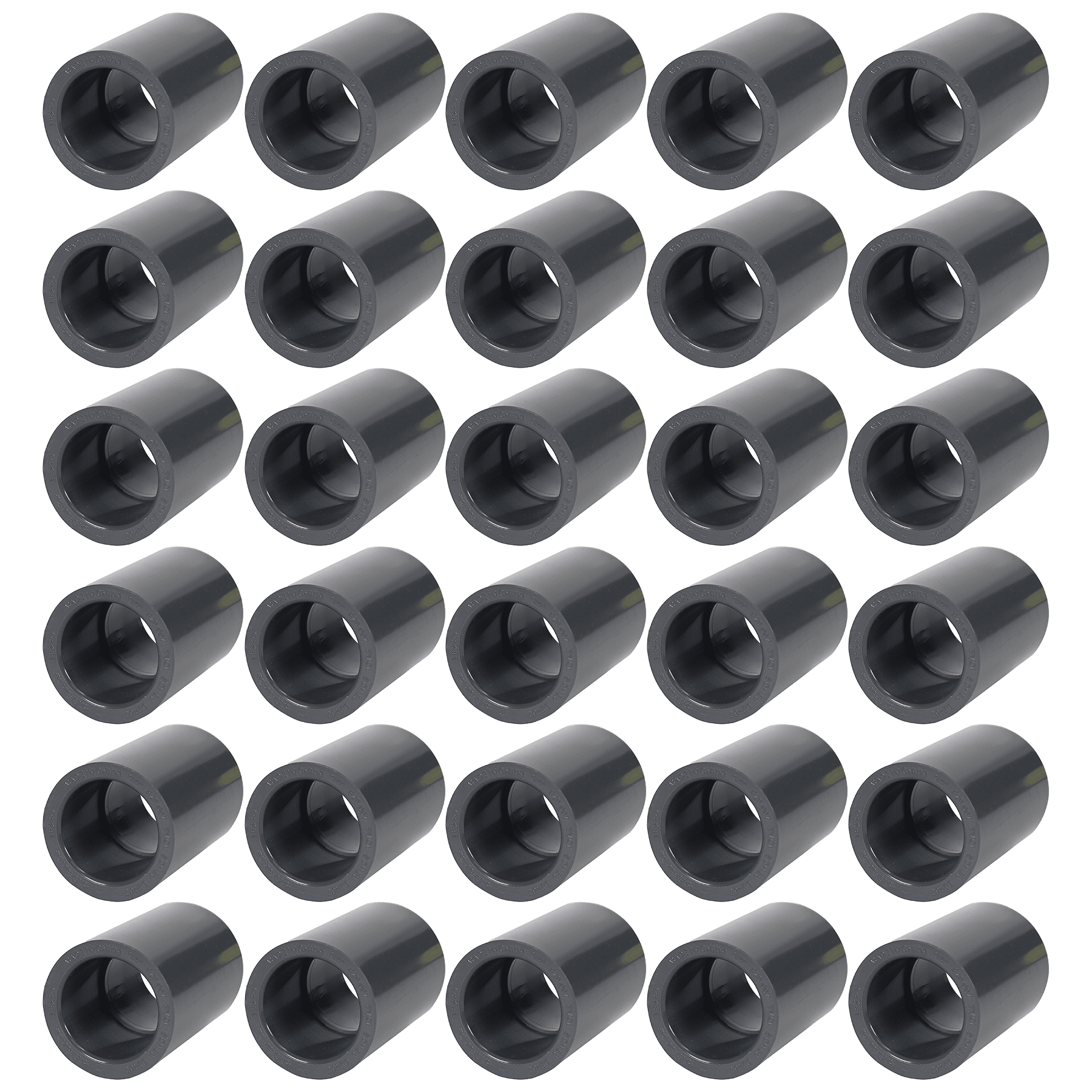 Lesso America 829-010 (100 Pack), Plumbing, PVC Pipe Fitting,Coupling ...