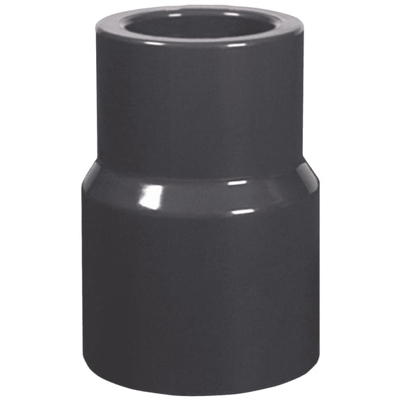 Lesso America 829-101, Plumbing, PVC Pipe Fitting,Reducing Coupling, SCH80, 3/4×1/2"