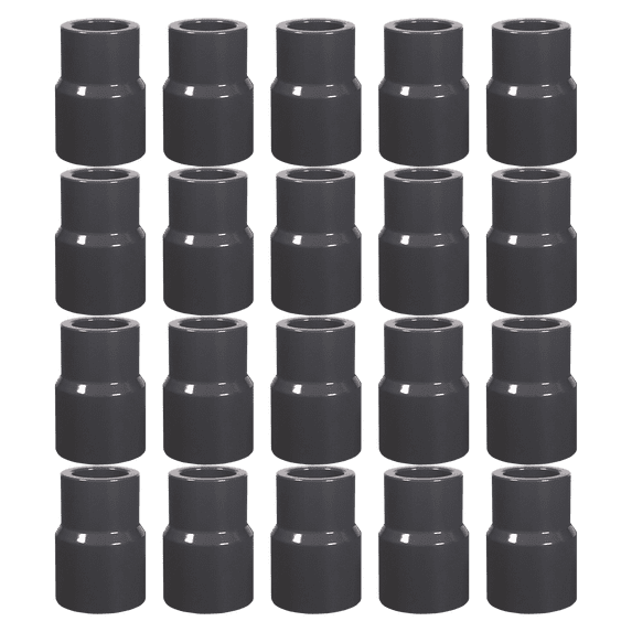 Lesso America 829-131 (20 Pack), Plumbing, PVC Pipe Fitting,Reducing Coupling, SCH80, 1×3/4"