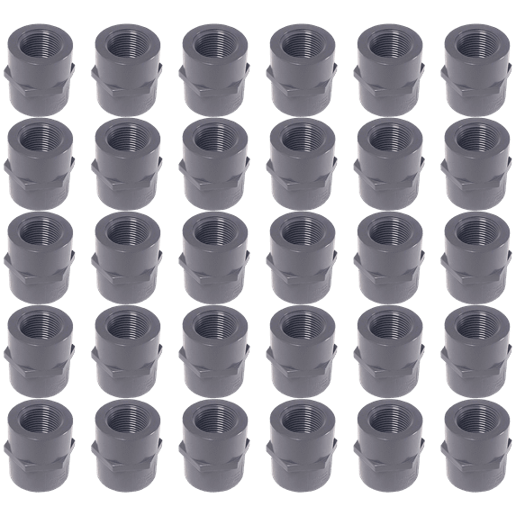 Lesso America 830-020 (100 Pack), Plumbing, PVC Pipe Fitting,Coupling,SCH80,2"