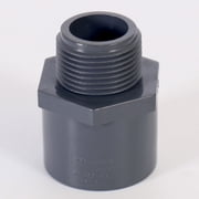 Lesso America 836-025, Plumbing, PVC Pipe Fitting, Male Adapter , SCH80, 2-1/2"