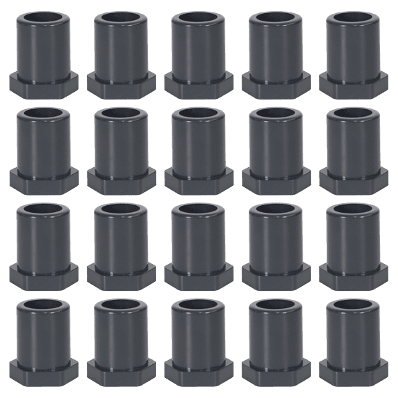 Lesso America 837-209 (20 Pack), Plumbing, PVC Pipe Fitting, Reducing Bushing Flush Style , SCH80, 1-1/21/2"