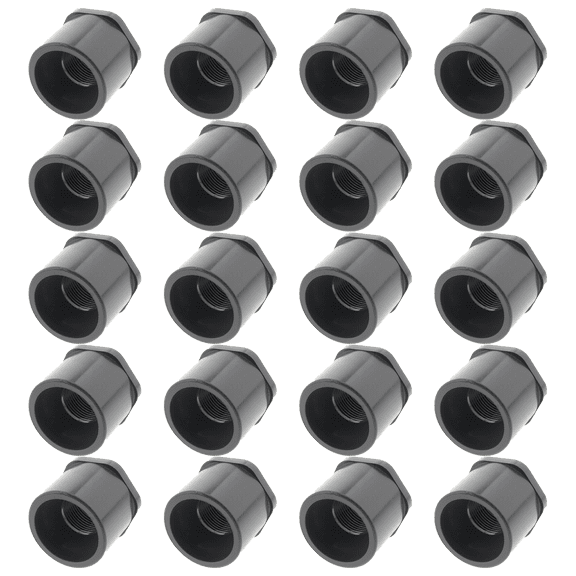 Lesso America 838-052 (20 Pack), Plumbing, PVC Pipe Fitting, Reducing Bushing Flush Style , SCH80, 3/81/4"
