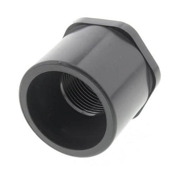 Lesso America 838-072, Plumbing, PVC Pipe Fitting, Reducing Bushing Flush Style ,SCH80, 1/21/4"