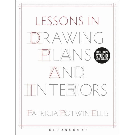 Lessons in Drawing Plans and Interiors: Bundle Book + Studio Access Card (Other)