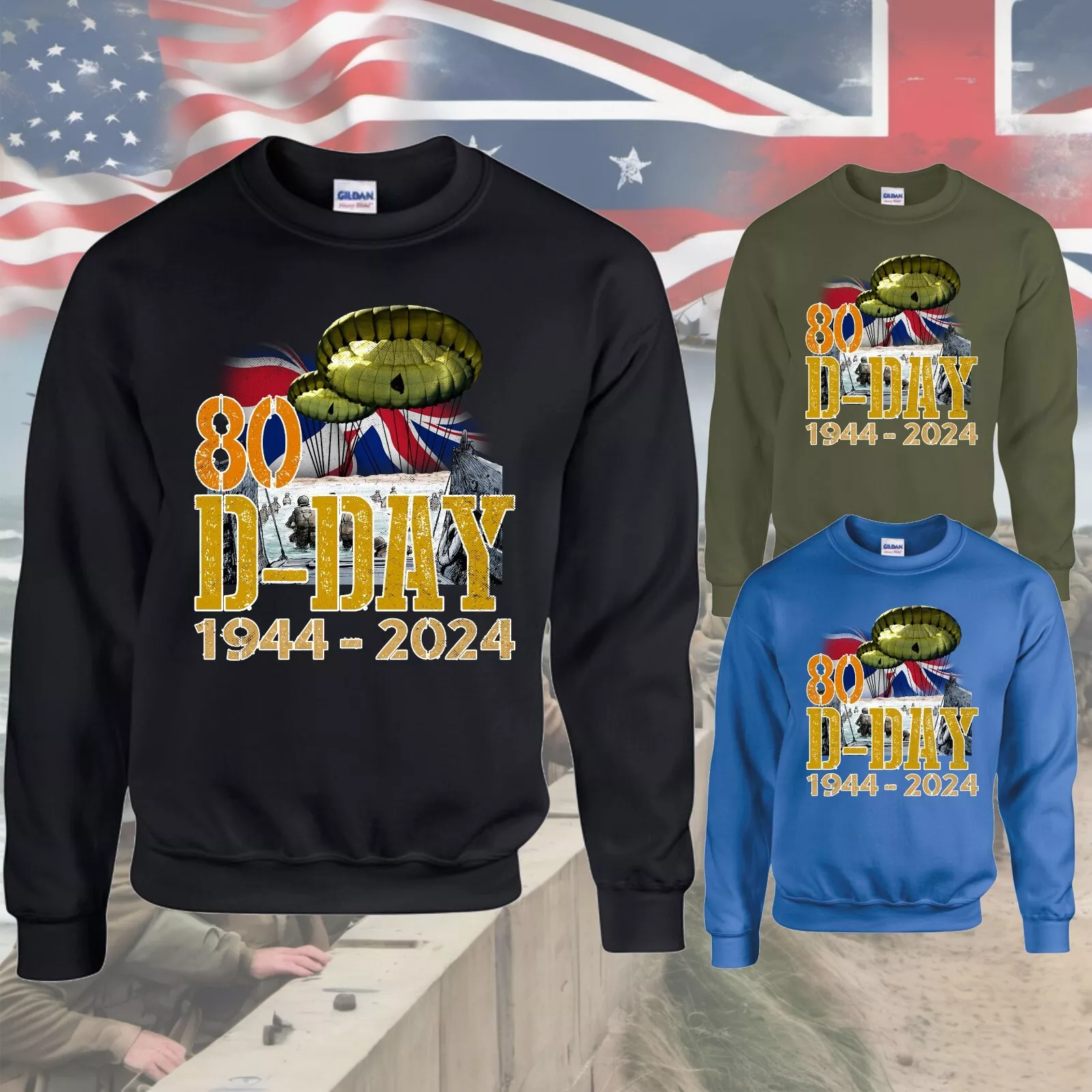 Lest We 80th Anniversary 19442024 DDay Jumper, Normandy