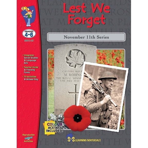 Lest We Forget Grades 4-6, (Paperback)