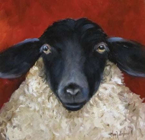 Lesters Cousin Lonnie Canvas Art - Cheri Wollenberg (24 x 24)