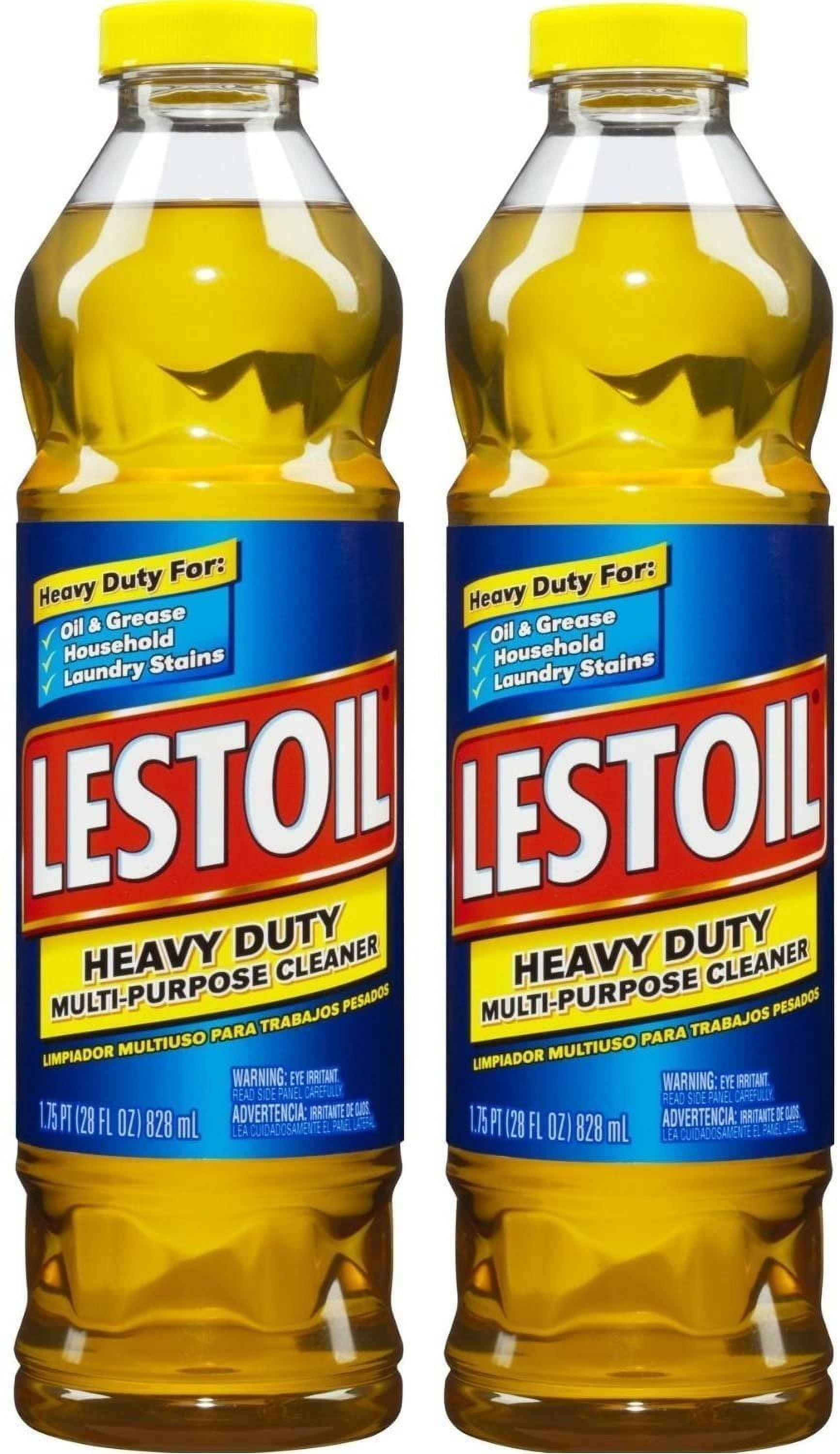 Lestoil Concentrated Heavy Duty Cleaner, 28 Fluid Ounces, Pack of 2