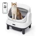 thumbnail image 1 of Lesure Automatic Cat Litter Box with APP Control, Open-Top Self-Cleaning Litter Box for Large Cats, Anti-Pinch Safety Sensor, Odor Control, 1 of 8