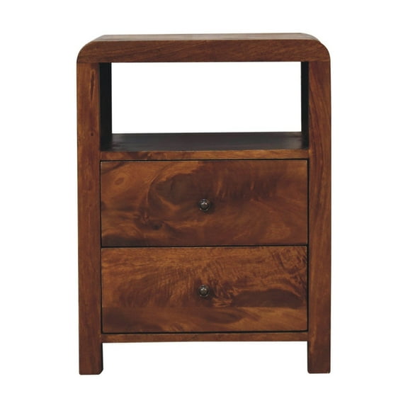 Lesuto Aspen nightstand - Modern Style, Wood, chestnut