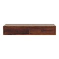 thumbnail image 1 of Lesuto Lunar 2 Drawer Chestnut Wall Mounted Console - Contemporary Style, Wood, 1 Drawers, 1 of 10