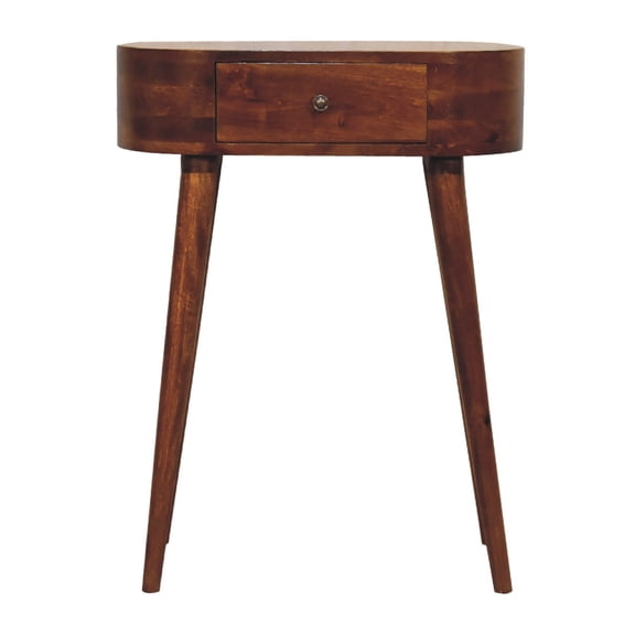 Lesuto Mini Albion Chestnut Console - Scandinavian Style, Wood