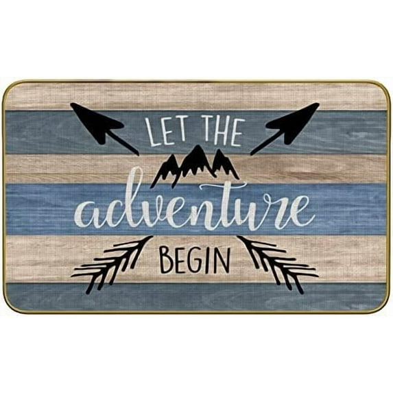 Let The Adventure Begin Camper Doormat Door Mat for Rv Home Entrance ...