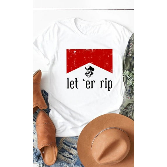 Let Er Rip Graphic Tee T-Shirt PLUS