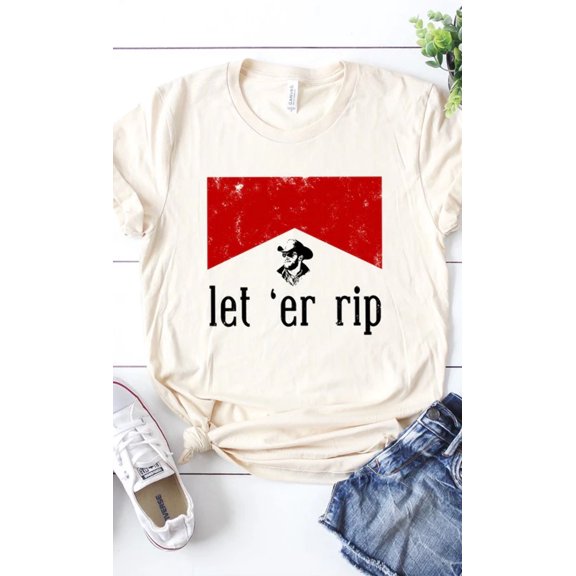 Let Er Rip Graphic Tee T-Shirt PLUS