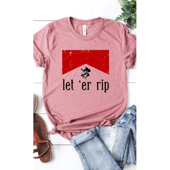 Let Er Rip Graphic Tee T-Shirt PLUS