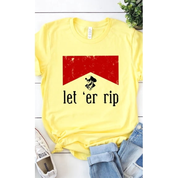 Let Er Rip Graphic Tee T-Shirt PLUS