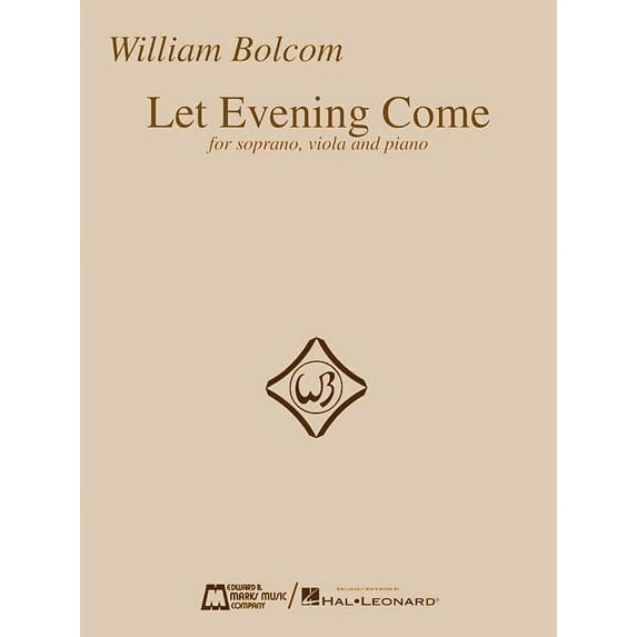 Let Evening Come: For Soprano, Viola and Piano (Paperback)